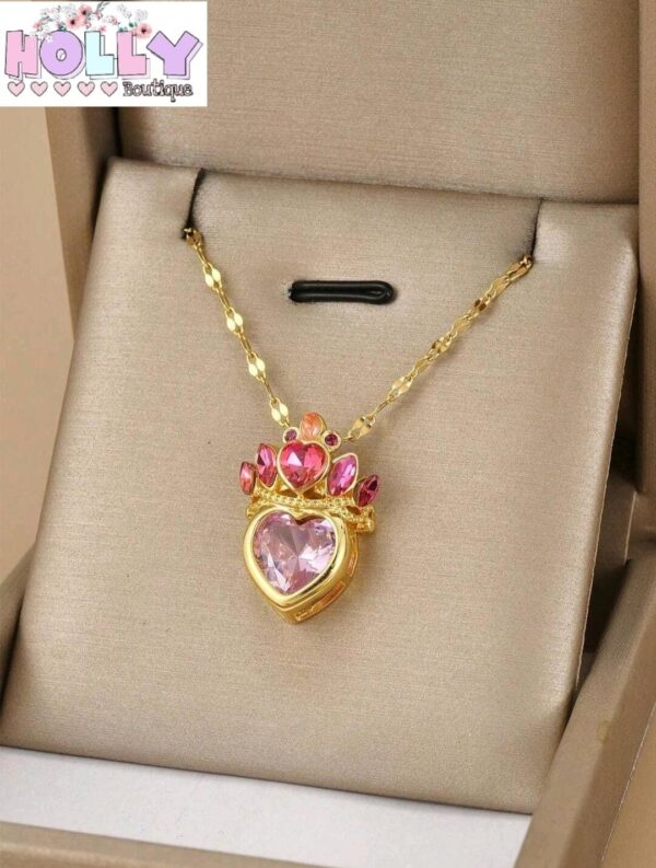 👑💖 Collar de corona 💖👑 - Imagen 5